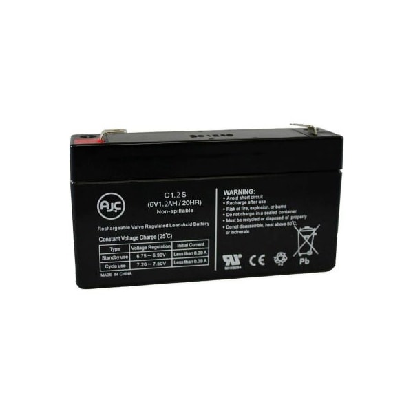 Battery Clerk AJC Rocket ES1.2-6 6V 1.2Ah UPS Battery ROCKET-ES1.2-6 - main